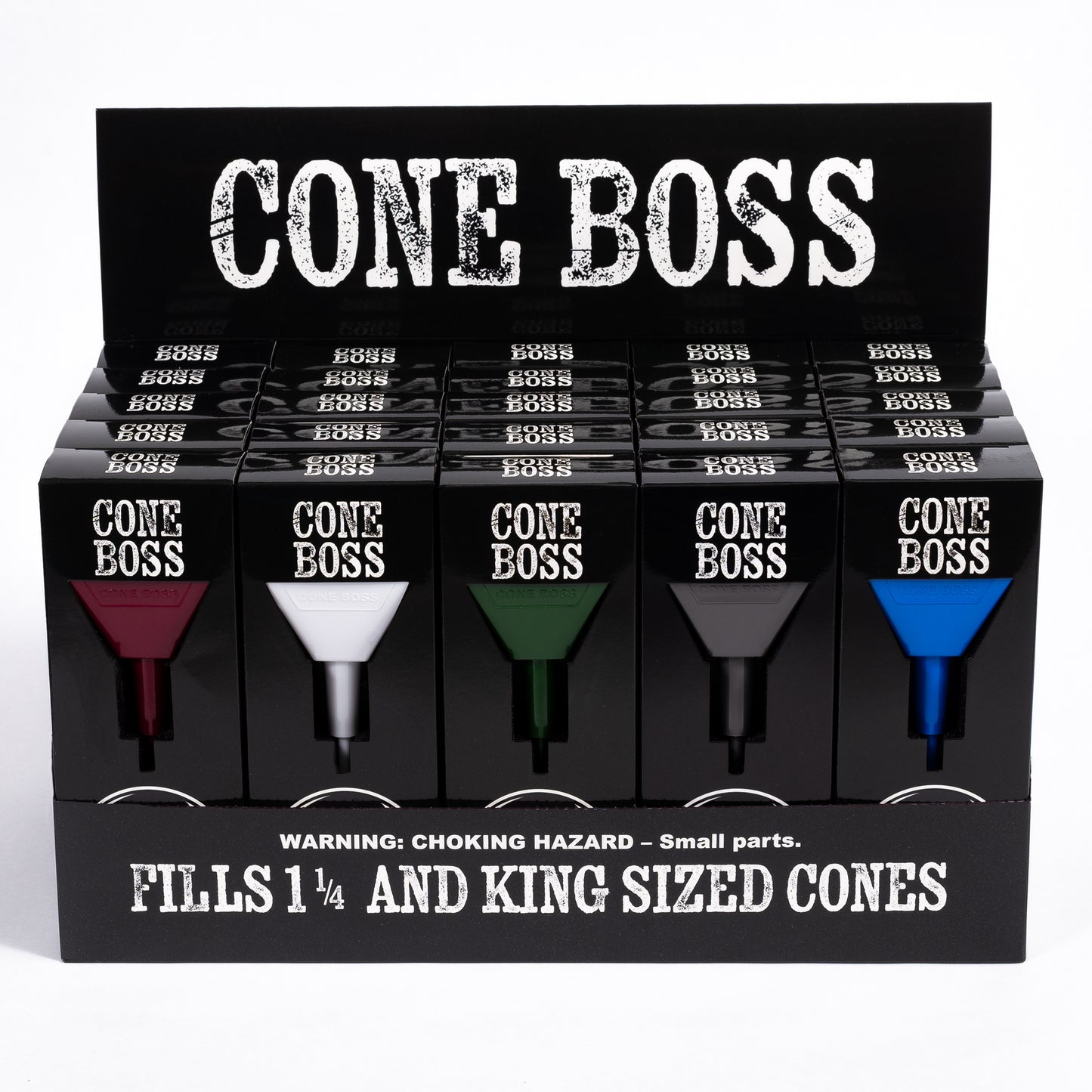 Cone Boss Master Case, 12 Displays per Case, 25 units per Display
